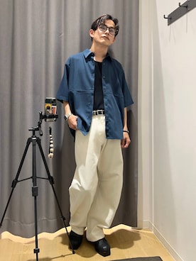 「HARE（ハレ）のアイテム（ブーツ）」を使った、omtさん（メンズ・163cm）の春コーディネート