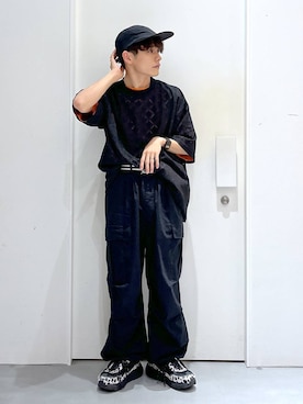 「アイテム（キャップ）」を使った、omtさん（メンズ・163cm・20代）の夏コーディネート