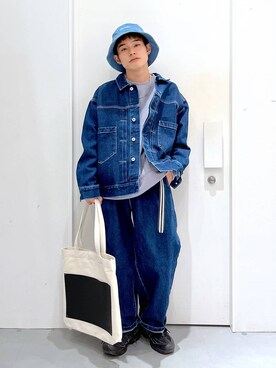 「アイテム（ブルゾン）」を使った、omtさん（メンズ・163cm・20代）の冬コーディネート