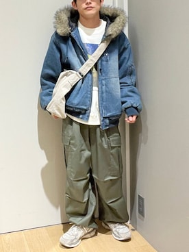 omtさん（メンズ・163cm）の冬コーディネート