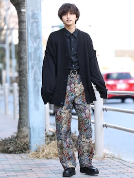 中岡 圭さん（メンズ・168cm）の冬コーディネート