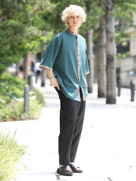 中岡 圭さん（メンズ・168cm）の夏コーディネート