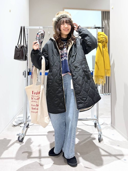 セール】撥水キルトファーコート/499671（ブルゾン）｜GLOBAL WORK