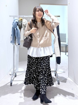 ぷーのさん（レディース・155cm）の冬コーディネート