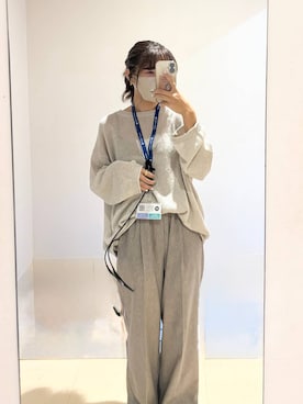 「GLOBAL WORK（グローバルワーク）のアイテム」を使った、ぷーのさん（レディース・155cm）の秋コーディネート