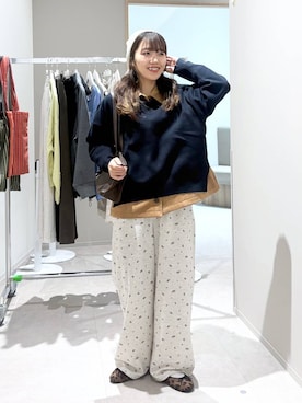 「GLOBAL WORK（グローバルワーク）のアイテム（ジャケット/アウター）」を使った、ぷーのさん（レディース・155cm）の春コーディネート