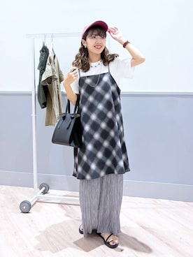 「アイテム（帽子）」を使った、ぷーのさん（レディース・155cm・20代）の秋コーディネート