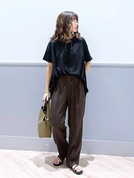 「アイテム（チョーカー）」を使った、ぷーのさん（レディース・155cm・20代）の秋コーディネート