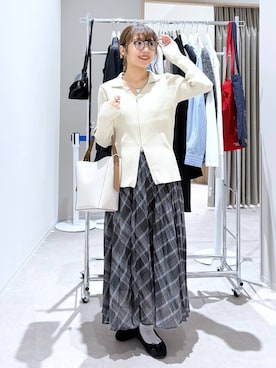 「アイテム（シュシュ）」を使った、ぷーのさん（レディース・155cm・20代）の秋コーディネート