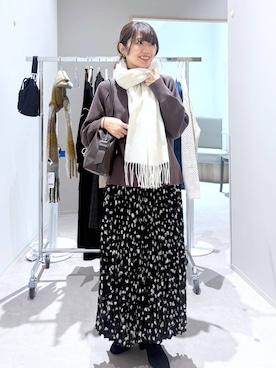 「GLOBAL WORK（グローバルワーク）のアイテム（トップス）」を使った、ぷーのさん（レディース・155cm）の冬コーディネート