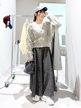 「GLOBAL WORK（グローバルワーク）のアイテム（帽子）」を使った、ぷーのさん（レディース・155cm）の春コーディネート