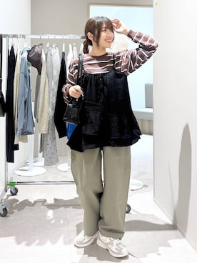 ぷーのさん（レディース・155cm）の春コーディネート