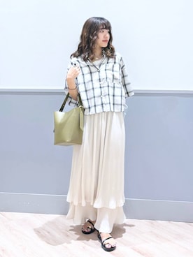 ぷーのさん（レディース・155cm）の夏コーディネート