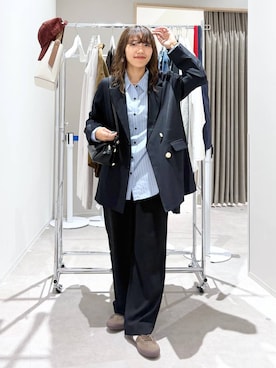 「アイテム（テーラードジャケット）」を使った、ぷーのさん（レディース・155cm・20代）の秋コーディネート