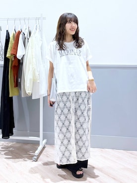 「GLOBAL WORK（グローバルワーク）のアイテム（ワンピース/ドレス）」を使った、ぷーのさん（レディース・155cm）の夏コーディネート