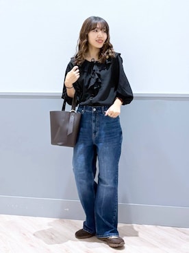 ぷーのさん（レディース・155cm）の秋コーディネート