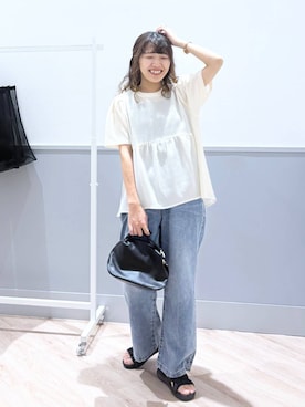 「アイテム（バッグ）」を使った、ぷーのさん（レディース・155cm・20代）の夏コーディネート