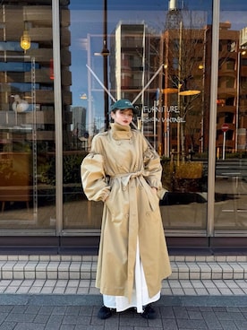 「KOBE LETTUCE（コウベレタス）のアイテム」を使った、yuri.さん（レディース・150cm）の冬コーディネート