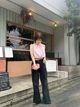 「KOBE LETTUCE（コウベレタス）のアイテム」を使った、yuri.さん（レディース・150cm）の夏コーディネート