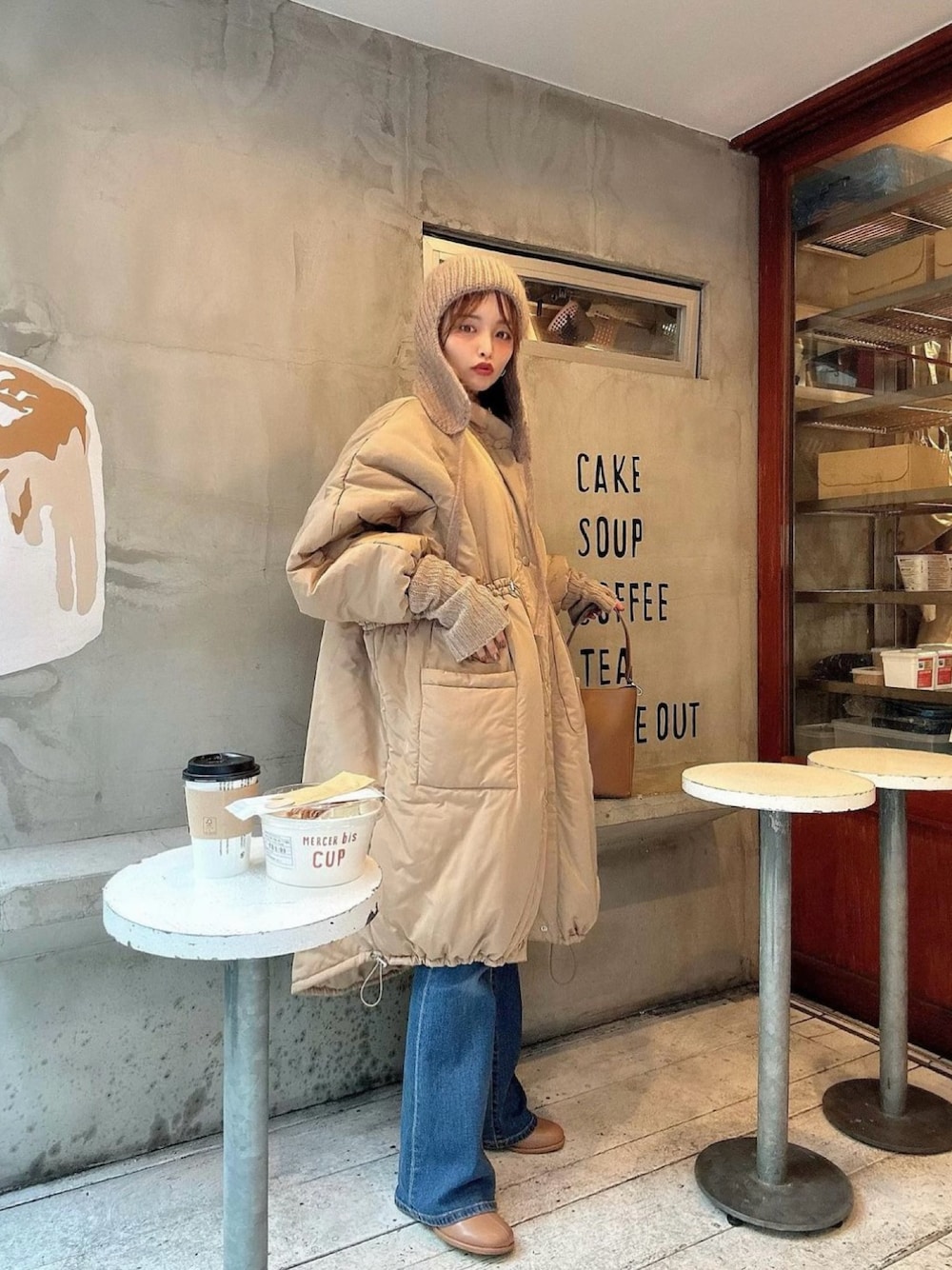 CLEIO】ドロストボリュームコート／モンスターコート/DROST VOLUME