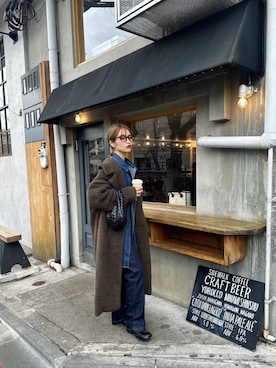 「アイテム（その他アウター）」を使った、yuri.さん（レディース・150cm）の冬コーディネート