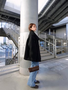 「アイテム（アクセサリー）」を使った、yuri.さん（レディース・150cm）の冬コーディネート