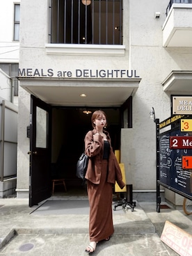 「アイテム（セットアップ）」を使った、yuri.さん（レディース・150cm）の秋コーディネート