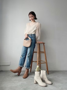 「秋ルック紹介するよ」｜yuri.さん（レディース・150cm）の夏コーディネート