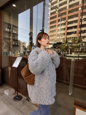 「アイテム（その他アウター）」を使った、yuri.さん（レディース・150cm）の冬コーディネート