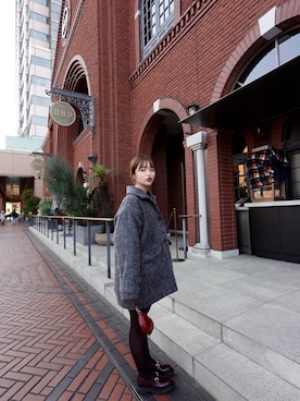 「アイテム（ステンカラーコート）」を使った、yuri.さん（レディース・150cm）の秋コーディネート