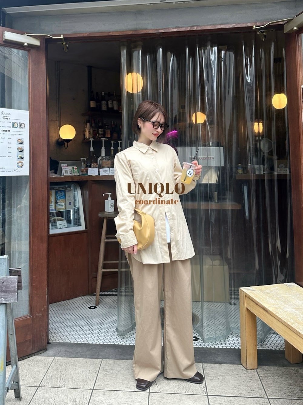 Zoff【伊原 葵コラボ】#011ウェリントン型 黒縁 太縁 サングラス Zoff（ゾフ）の「【伊原 葵さんコラボ】#011ウェリントン型 黒縁