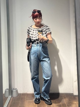 「eL（エル）のアイテム」を使った、ミユキさん（レディース・160cm）の夏コーディネート