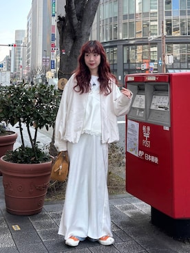 「JEANASIS（ジーナシス）のアイテム」を使った、ミユキさん（レディース・160cm）の春コーディネート