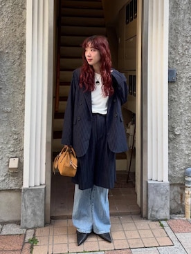 ミユキさん（レディース・159cm）の冬コーディネート