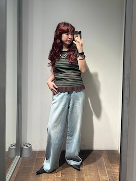 「eL（エル）のアイテム」を使った、ミユキさん（レディース・160cm）の夏コーディネート