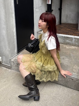 「eL（エル）のアイテム」を使った、ミユキさん（レディース・160cm）の春コーディネート