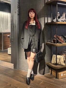 ミユキさん（レディース・159cm）の冬コーディネート