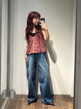 「アイテム（シューズ）」を使った、ミユキさん（レディース・160cm）の春コーディネート