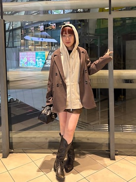 ミユキさん（レディース・159cm）の冬コーディネート