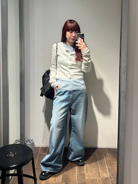 「eL（エル）のアイテム（パンツ）」を使った、ミユキさん（レディース・160cm）の春コーディネート