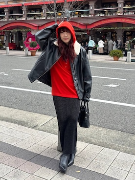 「eL（エル）のアイテム」を使った、ミユキさん（レディース・159cm）の冬コーディネート