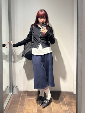 「eL（エル）のアイテム（バッグ）」を使った、ミユキさん（レディース・160cm）の春コーディネート