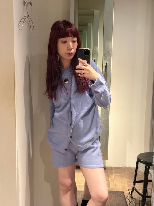 eL】12G Fluffy Short Pants/588092（その他パンツ）｜JEANASIS