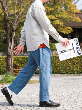 「KUON（クオン）のアイテム」を使った、こーきさん（メンズ・166cm）の春コーディネート