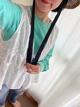 「LAUIR（ラウアー）のアイテム」を使った、slow mellowさん（レディース・154cm）の春コーディネート