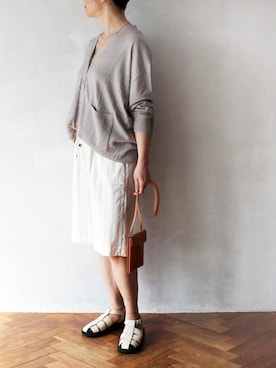 「20/80（テゥエンティーエイティー）のアイテム」を使った、minoriTY-fun LOOKさん（レディース・163cm）の春コーディネート