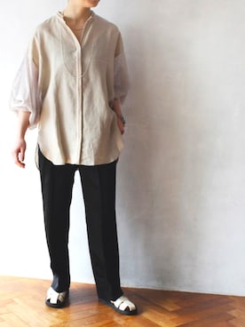 「20/80（テゥエンティーエイティー）のアイテム（アクセサリー）」を使った、minoriTY-fun LOOKさん（レディース・163cm）の夏コーディネート