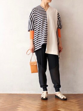 「20/80（テゥエンティーエイティー）のアイテム」を使った、minoriTY-fun LOOKさん（レディース・163cm）の春コーディネート