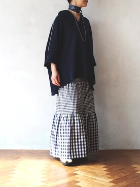 「pelleterno（ペレテルノ）のアイテム（サンダル）」を使った、minoriTY-fun LOOKさん（レディース・163cm）の春コーディネート