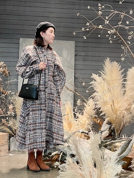 「AZUL by moussy（アズールバイマウジー）のアイテム」を使った、＊vievie＊さん（レディース・167cm）の秋コーディネート